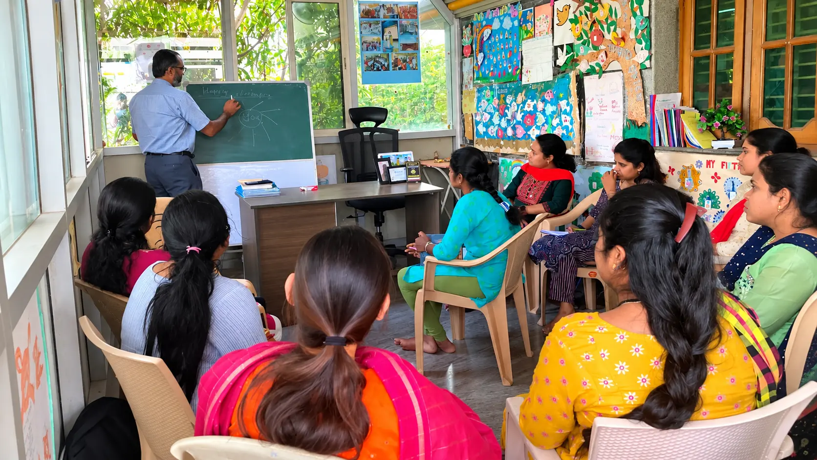 Certified Nursery Teachers celebrating graduation at SNTTI