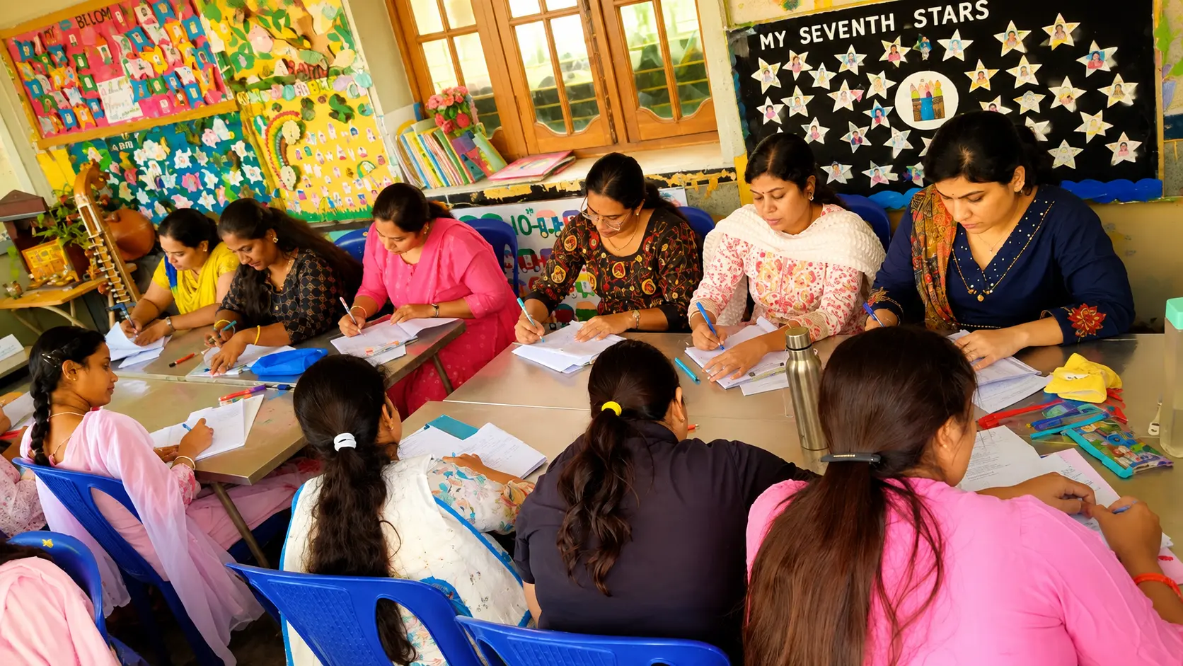 Master teacher instructing trainees at SNTTI