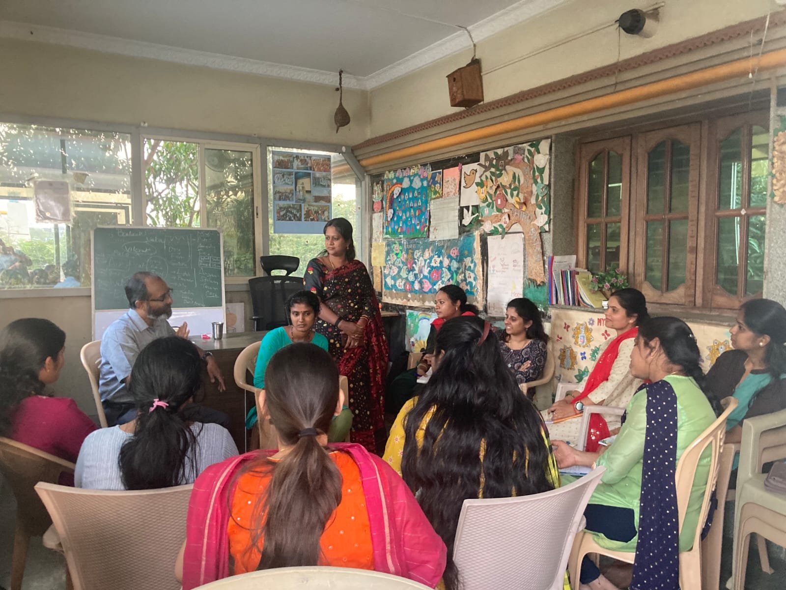 Teacher wellness workshop at SNTTI